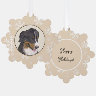 Bernese Mountain Dog-schilderij - Original Dog Art Ornament Kaart