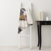 Bernese Mountain Dog-schilderij - Original Dog Art Sherpa Deken (In situ)