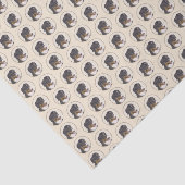 Bernese Mountain Dog-schilderij - Original Dog Art Tissuepapier (Detail)