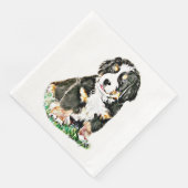 Bernese Mountain Dog Servetten (Hoek)
