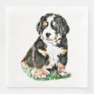 Bernese Mountain Dog Servetten