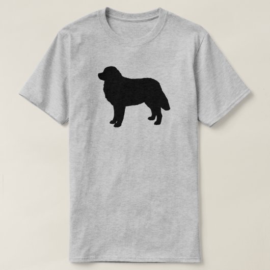Bernese Mountain Dog Silhouette Berner Lover T-shirt (Design voorkant)