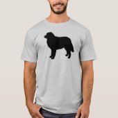 Bernese Mountain Dog Silhouette Berner Lover T-shirt (Voorkant)
