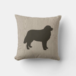 Bernese Mountain Dog Silhouette Decorative Kussen