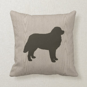 Bernese Mountain Dog Silhouette Decorative Kussen