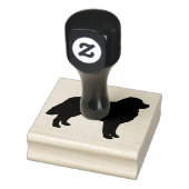 Bernese Mountain Dog Silhouette Rubberstempel (Stempel)