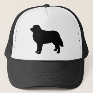 Bernese Mountain Dog Silhouette Trucker Pet