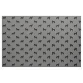 Bernese Mountain Dog Silhouettes Patterned Stof (Fat Quarter)