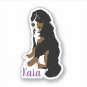 Bernese Mountain Dog Sticker (Voorkant)