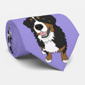 Bernese Mountain Dog Stropdas (Opgerold)