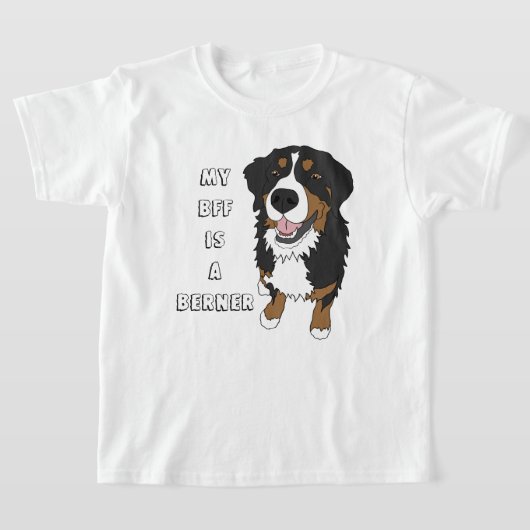 Bernese Mountain Dog T-shirt (Laagn)