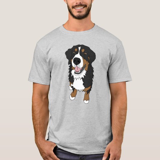 Bernese Mountain Dog T-shirt (Voorkant)
