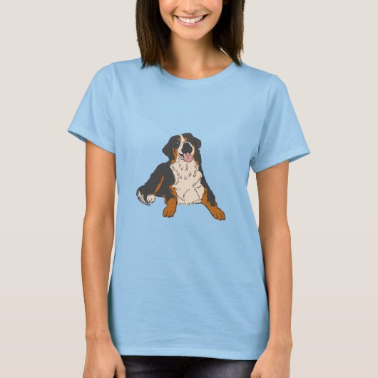 Bernese Mountain Dog T-shirt (Voorkant)