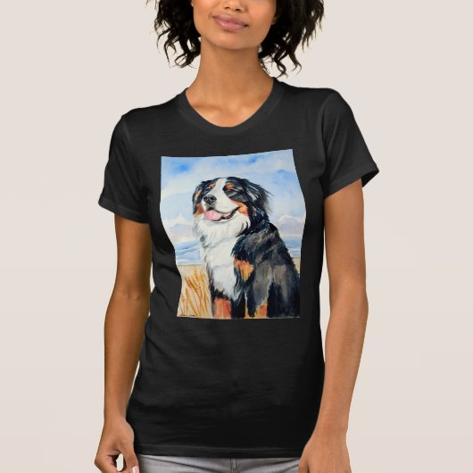 Bernese Mountain Dog Tee Shirt (Voorkant)
