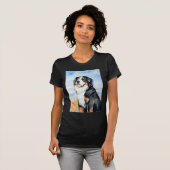 Bernese Mountain Dog Tee Shirt (Voorkant volledig)
