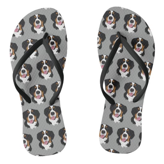 Bernese Mountain Dog Teenslippers (Voetbed)