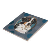 Bernese Mountain Dog Tegeltje (Zijkant)