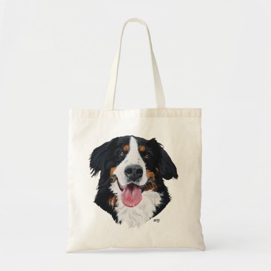 Bernese Mountain Dog Tote Bag (Voorkant)
