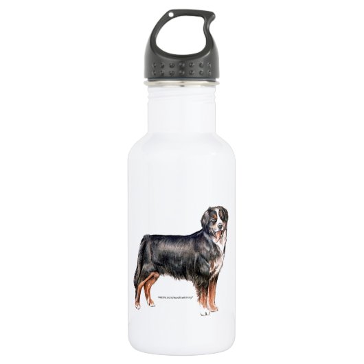 Bernese Mountain Dog Waterfles (Voorkant)