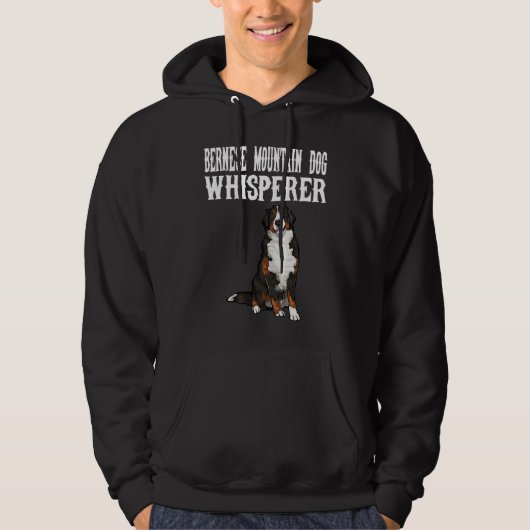 Bernese Mountain Dog Wisperer  Dog Hoodie (Voorkant)