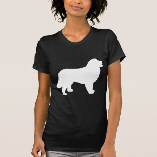 Bernese Mountain Dog (wit silhouet) T-shirt