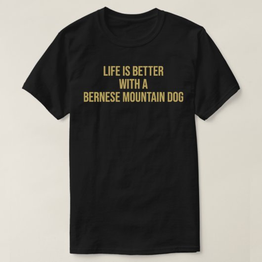 Bernese Mountain Dogs1 T-shirt (Design voorkant)