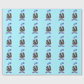 Bernese Mountain Dogs Happy Birthday Cadeaupapier (Vlak)