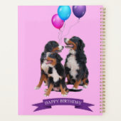 Bernese Mountain Dogs Happy Birthday Gift Bag Planner (Achterkant)