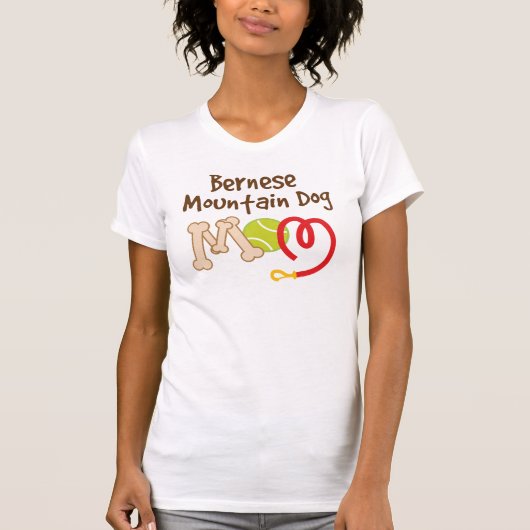 Bernese Mountain Hondenras Mam Gift T-shirt (Voorkant)