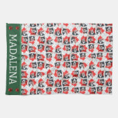 Bernese Mountain Kersthond Theedoek (Horizontaal)