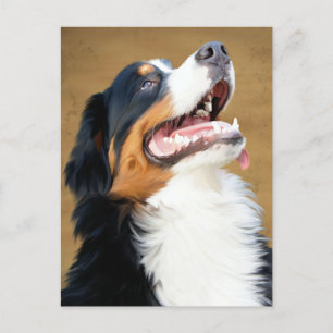 Bernese Mountain Puppy Dog Blank Briefkaart