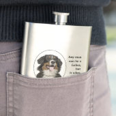 Bernese Mt. Dog Dad Flask Heupfles (Voorbeeld)