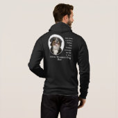Bernese Mt. Dog Dad Hoodie (Achterkant volledig)