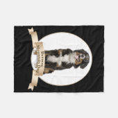 Bernese Mt. Dog Fleece Blanket Deken (Voorkant (Horizontaal))