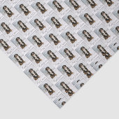 Bernese Mt. Dog-kerstkrant Tissuepapier (Detail)