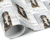 Bernese Mt. Dog-kerstpapier Cadeaupapier (Rol Hoek)