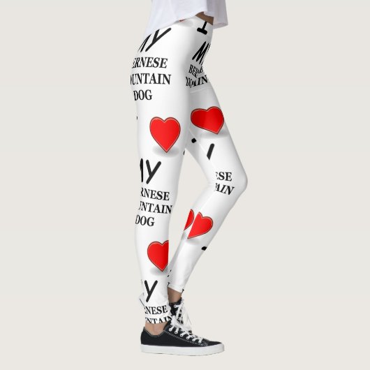 bernese mt dog love leggings (Rechts)