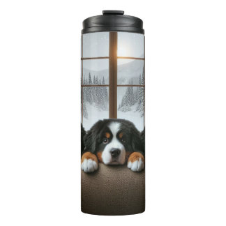 Bernese Mtn hond Tumbler Thermosbeker