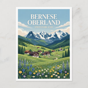 Bernese Oberland Interlaken Zwitserland Briefkaart