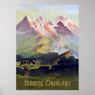 Bernese Oberland, Landscape, Zwitserland Poster
