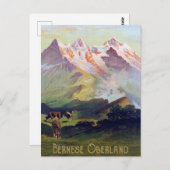 Bernese Oberland, Switzerland Briefkaart (Voorkant / Achterkant)