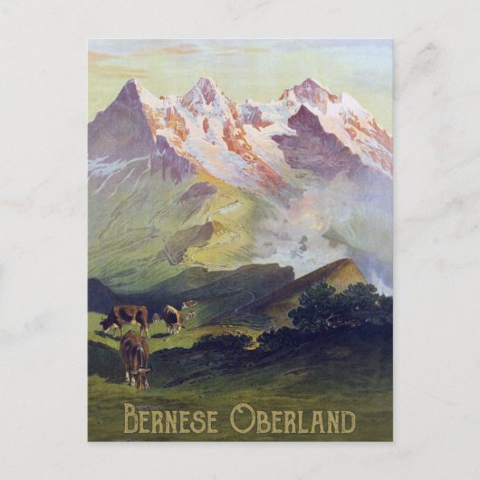 Bernese Oberland, Switzerland Briefkaart (Voorkant)