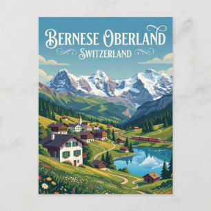 Bernese Oberland Zwitserland Briefkaart