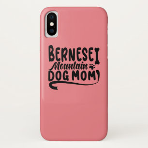 Bernese Puppy mama, Bernese Dog Moeder, Bernese ma iPhone X Hoesje