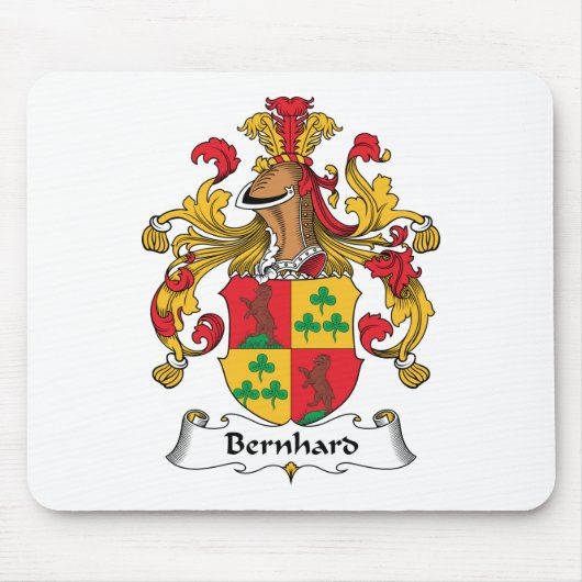 Bernhard Family Crest Muismat (Voorkant)