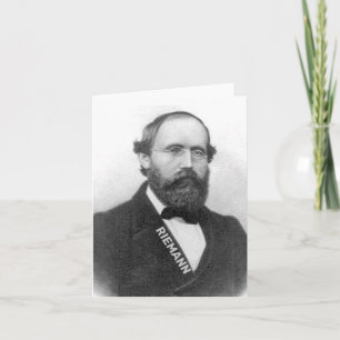Bernhard Riemann Notitiekaartje