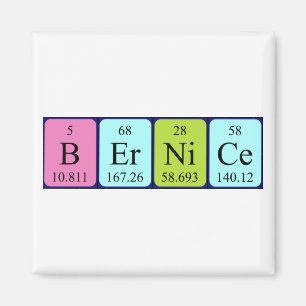 Bernice periodieke table name magnet magneet
