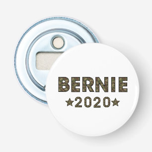 Bernie 2020 Camouflage verkiezingen Button Flesopener