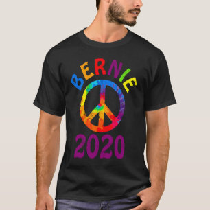 Bernie 2020: vredestichting hippie retro Sa T-shirt