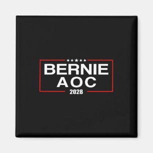 Bernie Aoc 2028 Bernie Sanders Alexandria Cortez P Magneet